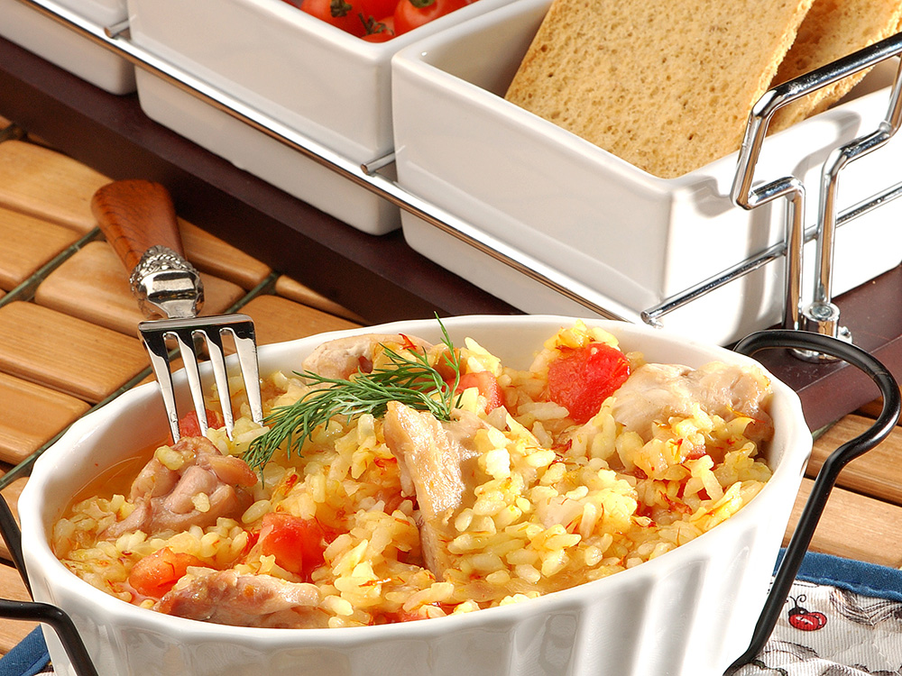 طاجن أرز الدجاج